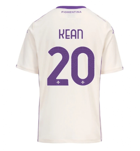 Strój piłkarski Fiorentina Moise Kean #20 Koszulka Wyjazdowej 2025-26 Krótki Rękaw Strój piłkarski Fiorentina Moise Kean #20 Koszulka Wyjazdowej 2025-26 Krótki Rękaw