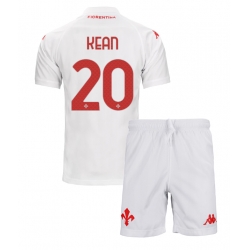 Strój piłkarski Fiorentina Moise Kean #20 Koszulka Wyjazdowej dziecięce 2024-25 Krótki Rękaw (+ Krótkie spodenki)