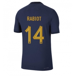Strój piłkarski Francja Adrien Rabiot #14 Koszulka Podstawowej MŚ 2022 Krótki Rękaw