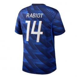 Strój piłkarski Francja Adrien Rabiot #14 Koszulka Podstawowej MŚ 2026 Krótki Rękaw