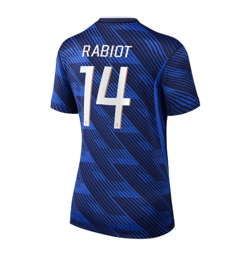 Strój piłkarski Francja Adrien Rabiot #14 Koszulka Podstawowej damskie MŚ 2026 Krótki Rękaw Strój piłkarski Francja Adrien Rabiot #14 Koszulka Podstawowej damskie MŚ 2026 Krótki Rękaw