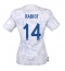 Strój piłkarski Francja Adrien Rabiot #14 Koszulka Wyjazdowej damskie MŚ 2022 Krótki Rękaw