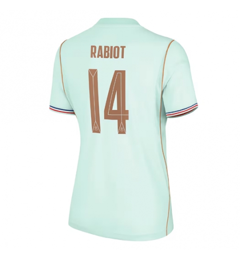 Strój piłkarski Francja Adrien Rabiot #14 Koszulka Wyjazdowej damskie MŚ 2026 Krótki Rękaw Strój piłkarski Francja Adrien Rabiot #14 Koszulka Wyjazdowej damskie MŚ 2026 Krótki Rękaw