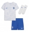 Strój piłkarski Francja Adrien Rabiot #14 Koszulka Wyjazdowej dziecięce MŚ 2022 Krótki Rękaw (+ Krótkie spodenki)