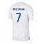 Strój piłkarski Francja Antoine Griezmann #7 Koszulka Wyjazdowej MŚ 2022 Krótki Rękaw