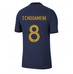 Strój piłkarski Francja Aurelien Tchouameni #8 Koszulka Podstawowej MŚ 2022 Krótki Rękaw