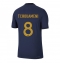 Strój piłkarski Francja Aurelien Tchouameni #8 Koszulka Podstawowej MŚ 2022 Krótki Rękaw