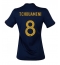 Strój piłkarski Francja Aurelien Tchouameni #8 Koszulka Podstawowej damskie MŚ 2022 Krótki Rękaw