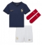 Strój piłkarski Francja Aurelien Tchouameni #8 Koszulka Podstawowej dziecięce MŚ 2022 Krótki Rękaw (+ Krótkie spodenki)
