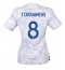 Strój piłkarski Francja Aurelien Tchouameni #8 Koszulka Wyjazdowej damskie MŚ 2022 Krótki Rękaw