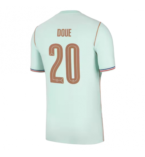 Strój piłkarski Francja Desire Doue #20 Koszulka Wyjazdowej MŚ 2026 Krótki Rękaw Strój piłkarski Francja Desire Doue #20 Koszulka Wyjazdowej MŚ 2026 Krótki Rękaw