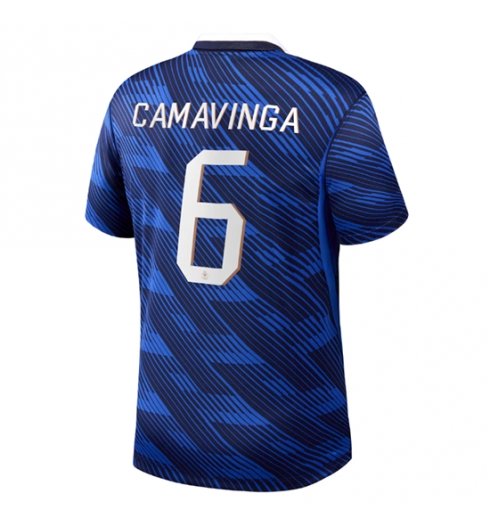 Strój piłkarski Francja Eduardo Camavinga #6 Koszulka Podstawowej MŚ 2026 Krótki Rękaw Strój piłkarski Francja Eduardo Camavinga #6 Koszulka Podstawowej MŚ 2026 Krótki Rękaw