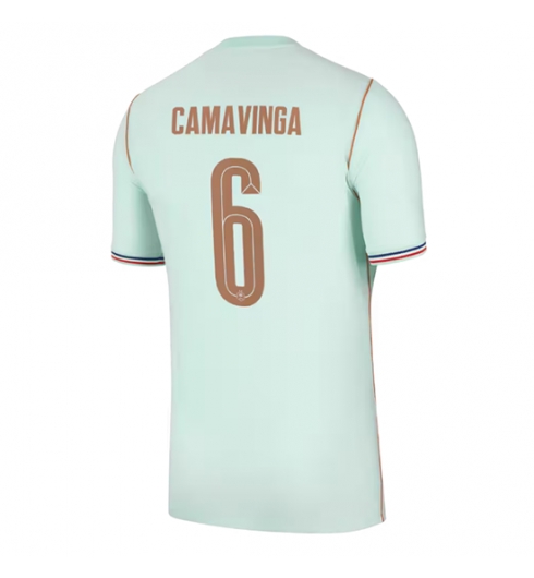Strój piłkarski Francja Eduardo Camavinga #6 Koszulka Wyjazdowej MŚ 2026 Krótki Rękaw Strój piłkarski Francja Eduardo Camavinga #6 Koszulka Wyjazdowej MŚ 2026 Krótki Rękaw