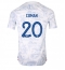 Strój piłkarski Francja Kingsley Coman #20 Koszulka Wyjazdowej MŚ 2022 Krótki Rękaw