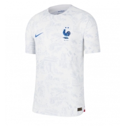 Strój piłkarski Francja Koszulka Wyjazdowej MŚ 2022 Krótki Rękaw