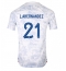 Strój piłkarski Francja Lucas Hernandez #21 Koszulka Wyjazdowej MŚ 2022 Krótki Rękaw