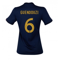 Strój piłkarski Francja Matteo Guendouzi #6 Koszulka Podstawowej damskie MŚ 2022 Krótki Rękaw