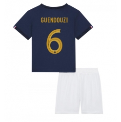 Strój piłkarski Francja Matteo Guendouzi #6 Koszulka Podstawowej dziecięce MŚ 2022 Krótki Rękaw (+ Krótkie spodenki)