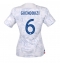 Strój piłkarski Francja Matteo Guendouzi #6 Koszulka Wyjazdowej damskie MŚ 2022 Krótki Rękaw