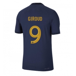 Strój piłkarski Francja Olivier Giroud #9 Koszulka Podstawowej MŚ 2022 Krótki Rękaw