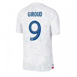 Strój piłkarski Francja Olivier Giroud #9 Koszulka Wyjazdowej MŚ 2022 Krótki Rękaw