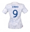 Strój piłkarski Francja Olivier Giroud #9 Koszulka Wyjazdowej damskie MŚ 2022 Krótki Rękaw