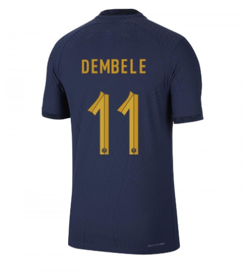 Strój piłkarski Francja Ousmane Dembele #11 Koszulka Podstawowej MŚ 2022 Krótki Rękaw