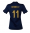Strój piłkarski Francja Ousmane Dembele #11 Koszulka Podstawowej damskie MŚ 2022 Krótki Rękaw