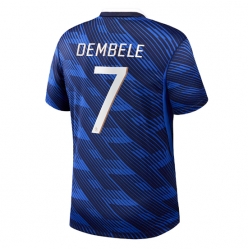 Strój piłkarski Francja Ousmane Dembele #7 Koszulka Podstawowej MŚ 2026 Krótki Rękaw