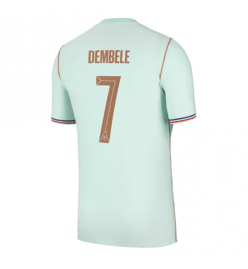 Strój piłkarski Francja Ousmane Dembele #7 Koszulka Wyjazdowej MŚ 2026 Krótki Rękaw Strój piłkarski Francja Ousmane Dembele #7 Koszulka Wyjazdowej MŚ 2026 Krótki Rękaw