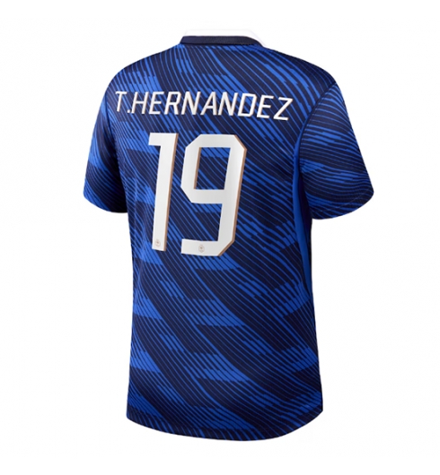 Strój piłkarski Francja Theo Hernandez #19 Koszulka Podstawowej MŚ 2026 Krótki Rękaw Strój piłkarski Francja Theo Hernandez #19 Koszulka Podstawowej MŚ 2026 Krótki Rękaw