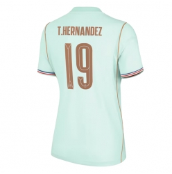 Strój piłkarski Francja Theo Hernandez #19 Koszulka Wyjazdowej damskie MŚ 2026 Krótki Rękaw