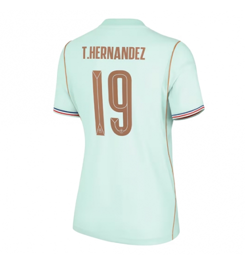 Strój piłkarski Francja Theo Hernandez #19 Koszulka Wyjazdowej damskie MŚ 2026 Krótki Rękaw Strój piłkarski Francja Theo Hernandez #19 Koszulka Wyjazdowej damskie MŚ 2026 Krótki Rękaw