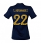 Strój piłkarski Francja Theo Hernandez #22 Koszulka Podstawowej damskie MŚ 2022 Krótki Rękaw