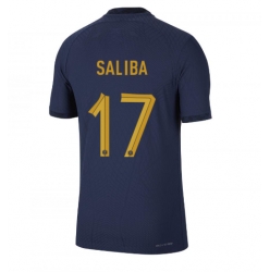 Strój piłkarski Francja William Saliba #17 Koszulka Podstawowej MŚ 2022 Krótki Rękaw