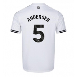 Strój piłkarski Fulham Joachim Andersen #5 Koszulka Podstawowej 2025-26 Krótki Rękaw