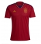 Strój piłkarski Hiszpania Koszulka Podstawowej MŚ 2022 Krótki Rękaw