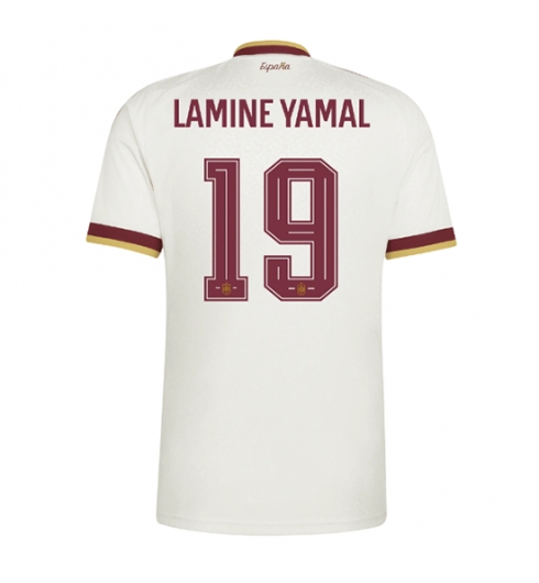 Strój piłkarski Hiszpania Lamine Yamal #19 Koszulka Wyjazdowej MŚ 2026 Krótki Rękaw Strój piłkarski Hiszpania Lamine Yamal #19 Koszulka Wyjazdowej MŚ 2026 Krótki Rękaw