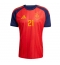 Strój piłkarski Hiszpania Mikel Oyarzabal #21 Koszulka Podstawowej MŚ 2026 Krótki Rękaw Strój piłkarski Hiszpania Mikel Oyarzabal #21 Koszulka Podstawowej MŚ 2026 Krótki Rękaw