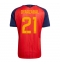 Strój piłkarski Hiszpania Mikel Oyarzabal #21 Koszulka Podstawowej MŚ 2026 Krótki Rękaw Strój piłkarski Hiszpania Mikel Oyarzabal #21 Koszulka Podstawowej MŚ 2026 Krótki Rękaw