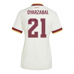 Strój piłkarski Hiszpania Mikel Oyarzabal #21 Koszulka Wyjazdowej damskie MŚ 2026 Krótki Rękaw