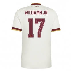 Strój piłkarski Hiszpania Nico Williams #17 Koszulka Wyjazdowej MŚ 2026 Krótki Rękaw