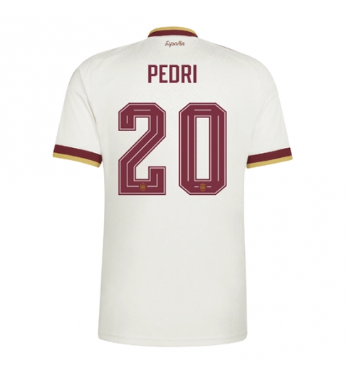 Strój piłkarski Hiszpania Pedri Gonzalez #20 Koszulka Wyjazdowej MŚ 2026 Krótki Rękaw Strój piłkarski Hiszpania Pedri Gonzalez #20 Koszulka Wyjazdowej MŚ 2026 Krótki Rękaw