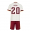Strój piłkarski Hiszpania Pedri Gonzalez #20 Koszulka Wyjazdowej dziecięce MŚ 2026 Krótki Rękaw (+ Krótkie spodenki)