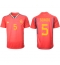 Strój piłkarski Hiszpania Sergio Busquets #5 Koszulka Podstawowej MŚ 2022 Krótki Rękaw
