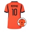 Strój piłkarski Holandia Memphis Depay #10 Koszulka Podstawowej damskie MŚ 2026 Krótki Rękaw