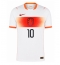 Strój piłkarski Holandia Memphis Depay #10 Koszulka Wyjazdowej MŚ 2026 Krótki Rękaw Strój piłkarski Holandia Memphis Depay #10 Koszulka Wyjazdowej MŚ 2026 Krótki Rękaw