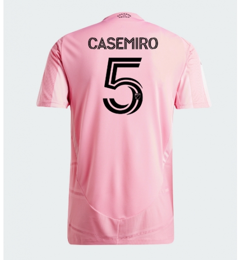 Strój piłkarski Inter Miami Casemiro #5 Koszulka Podstawowej 2026-27 Krótki Rękaw Strój piłkarski Inter Miami Casemiro #5 Koszulka Podstawowej 2026-27 Krótki Rękaw