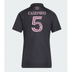 Strój piłkarski Inter Miami Casemiro #5 Koszulka Wyjazdowej damskie 2026-27 Krótki Rękaw