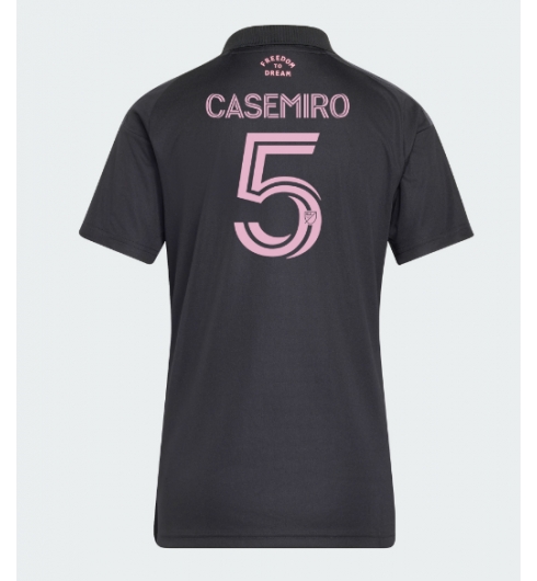 Strój piłkarski Inter Miami Casemiro #5 Koszulka Wyjazdowej damskie 2026-27 Krótki Rękaw Strój piłkarski Inter Miami Casemiro #5 Koszulka Wyjazdowej damskie 2026-27 Krótki Rękaw